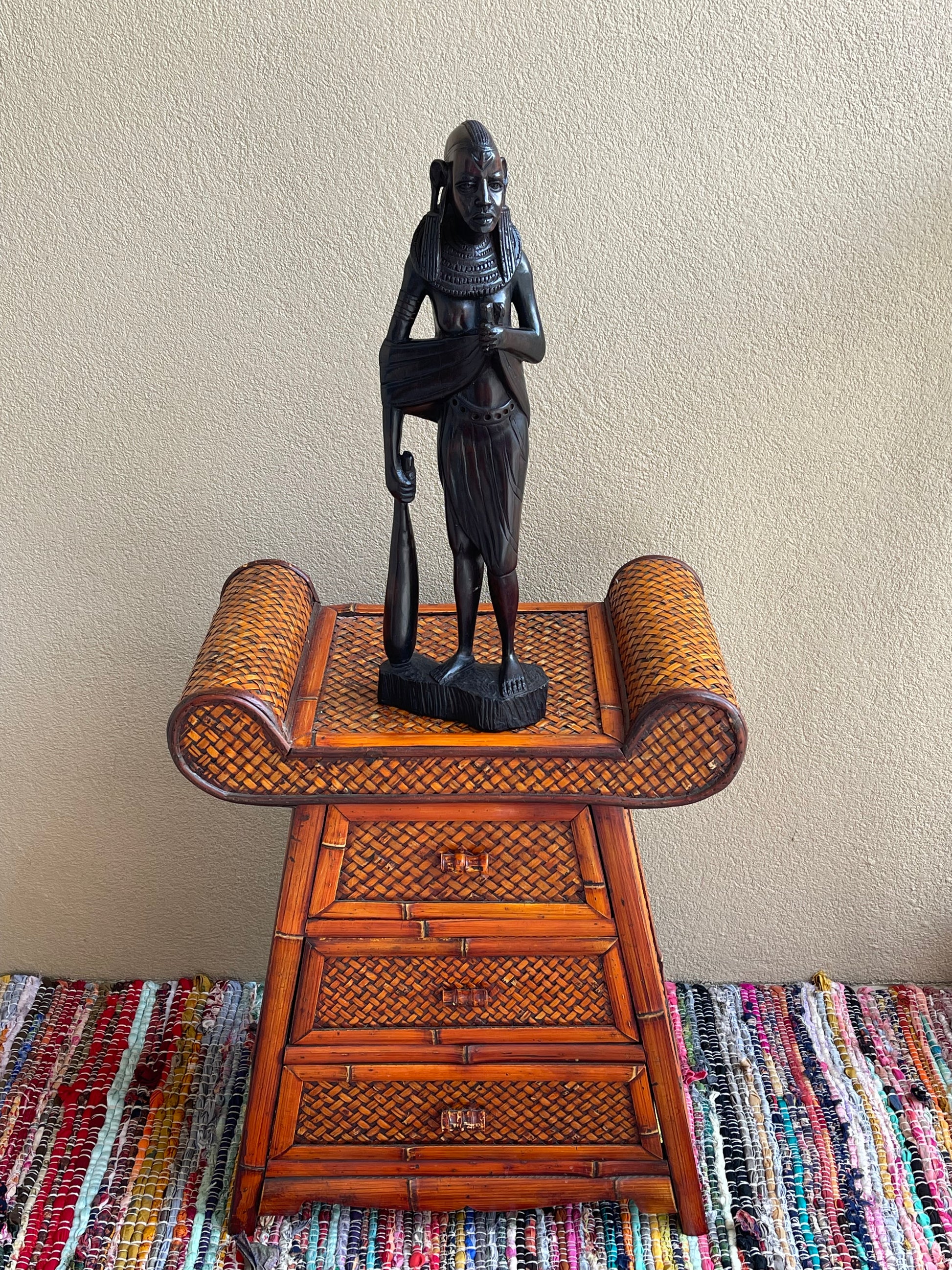 Turkana Goddess Statue In Ebony Wood
