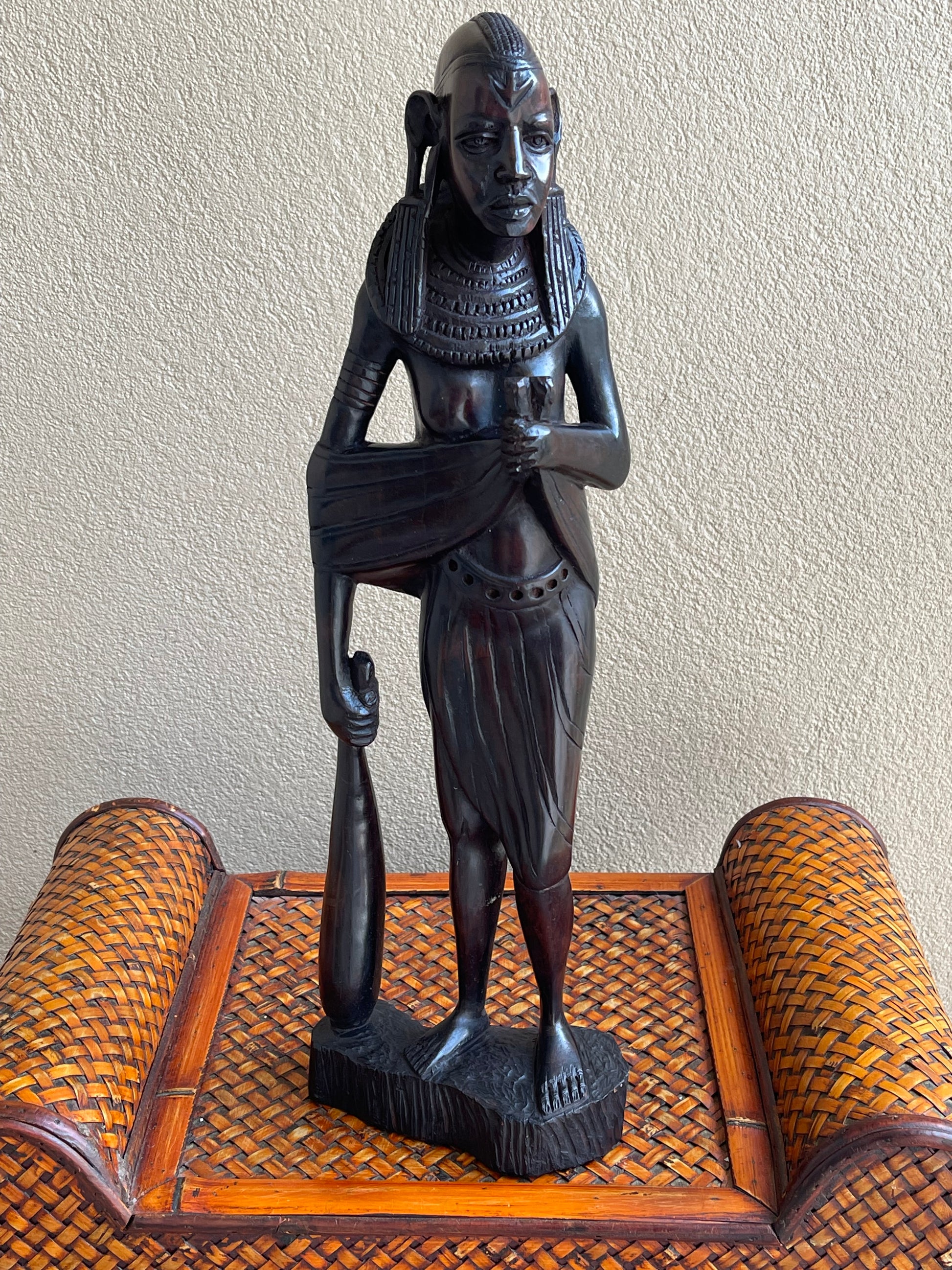 Turkana Goddess Statue In Ebony Wood