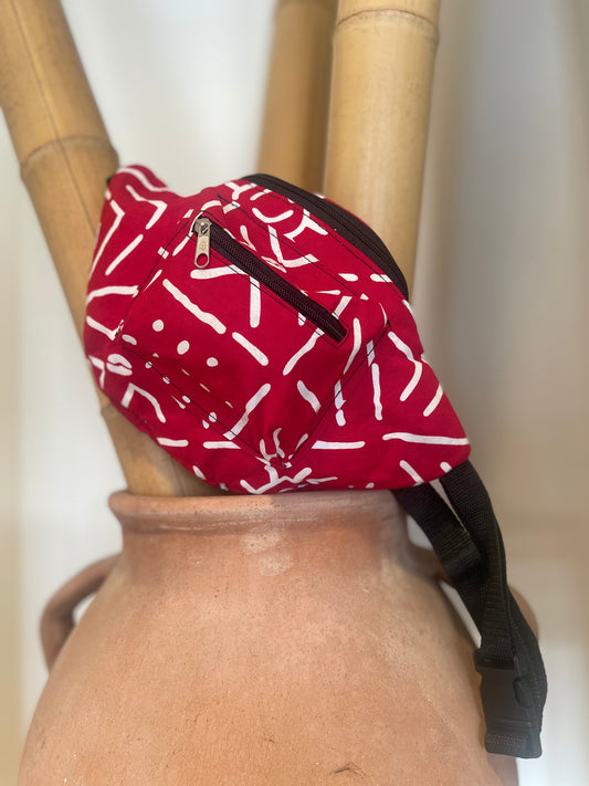 Red African Fanny Pack