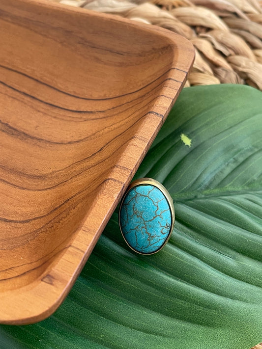 Furaha Turquoise Ring