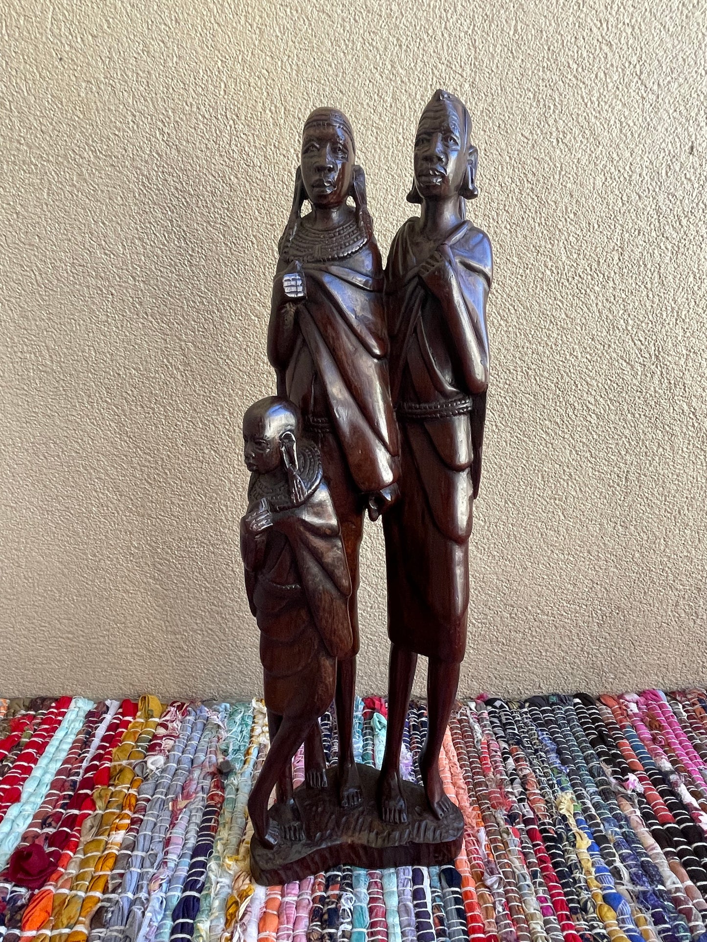 The Protector’s Statue - Medium  Size in Ebony Wood