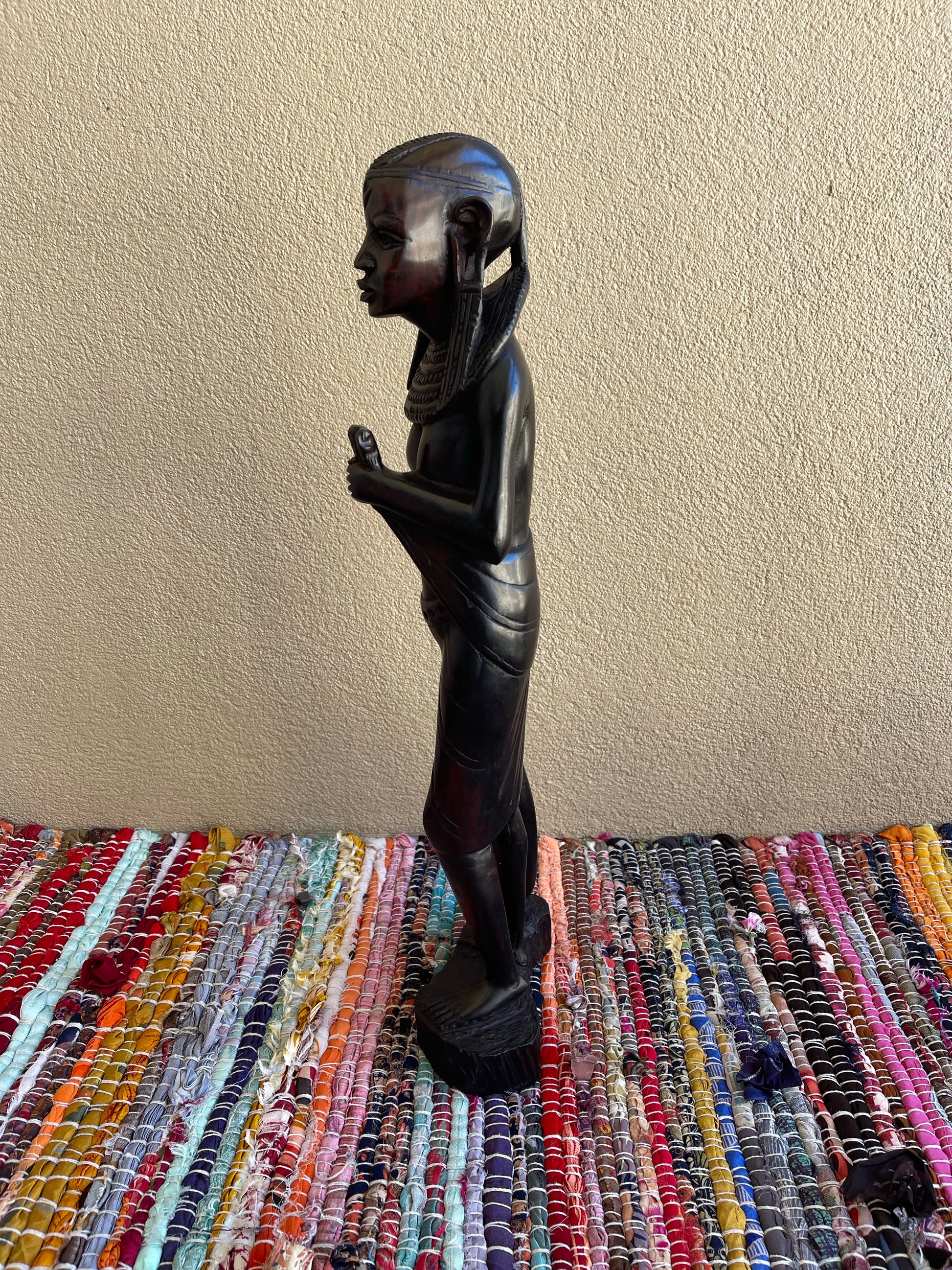 Turkana Goddess Statue In Ebony Wood