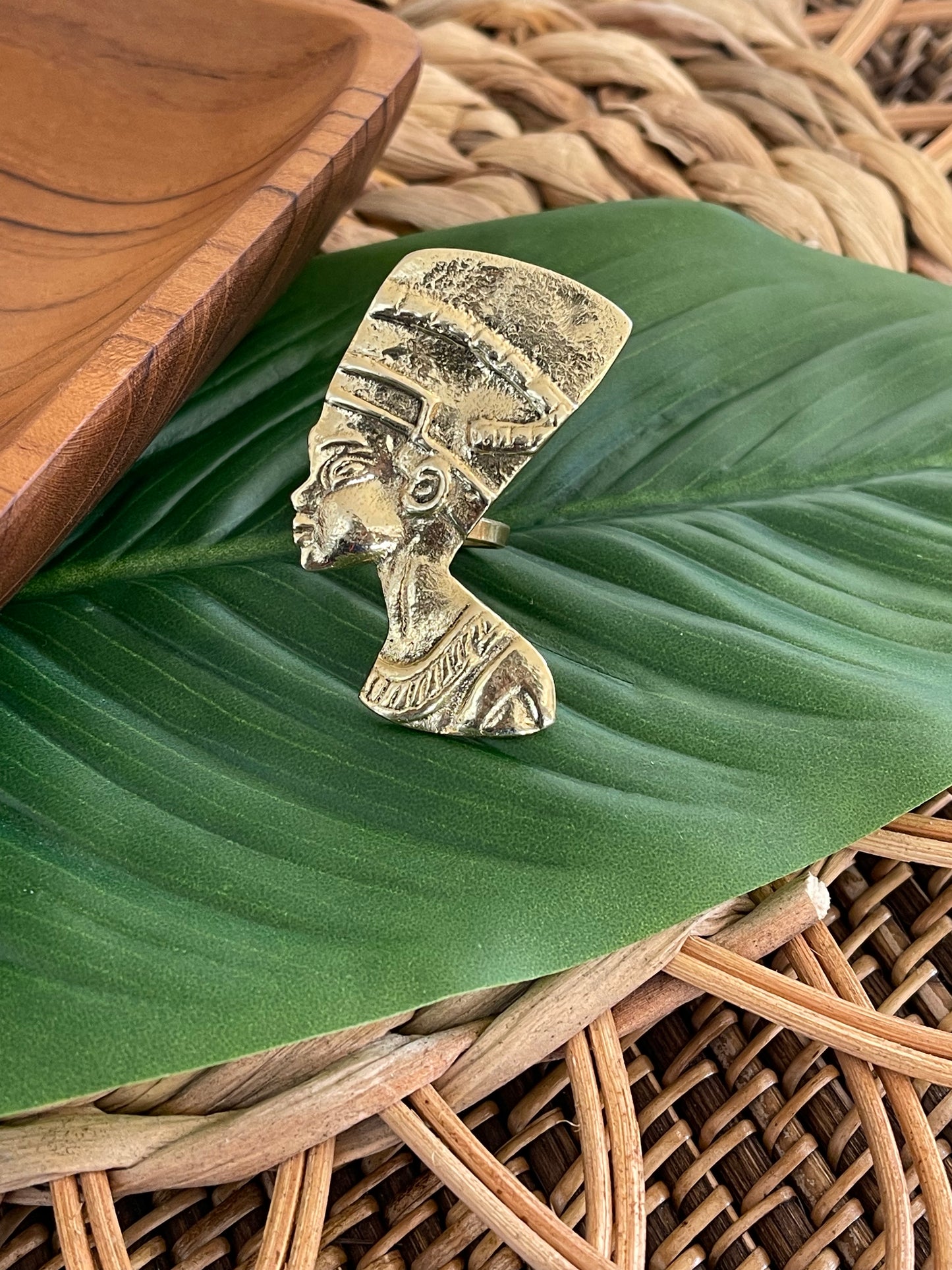 Nefertiti Brass Ring